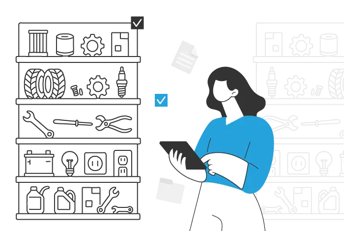 Smart auto parts inventory system