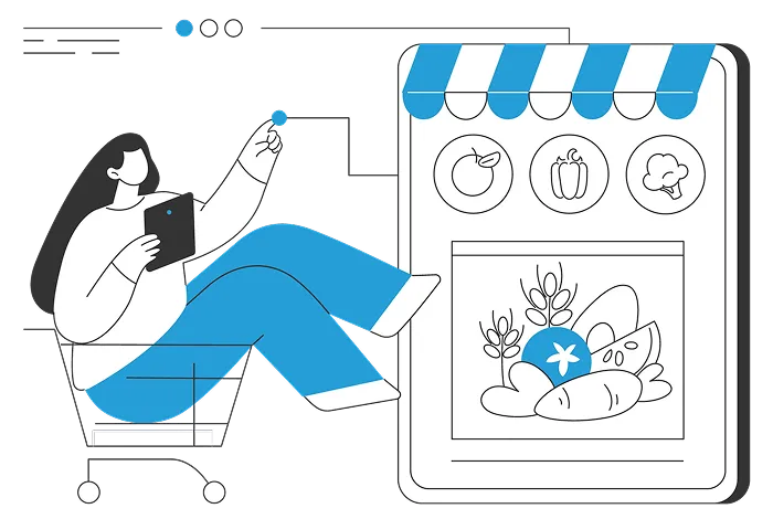 online software for departmental store