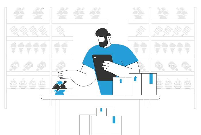 Inventory software for ice cream parlor