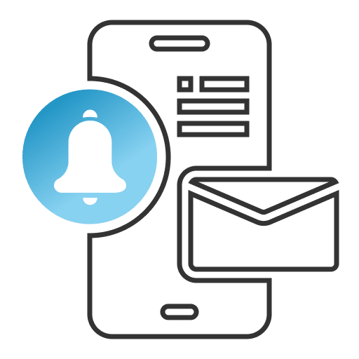 Send Notification and SMS with shopping mall software