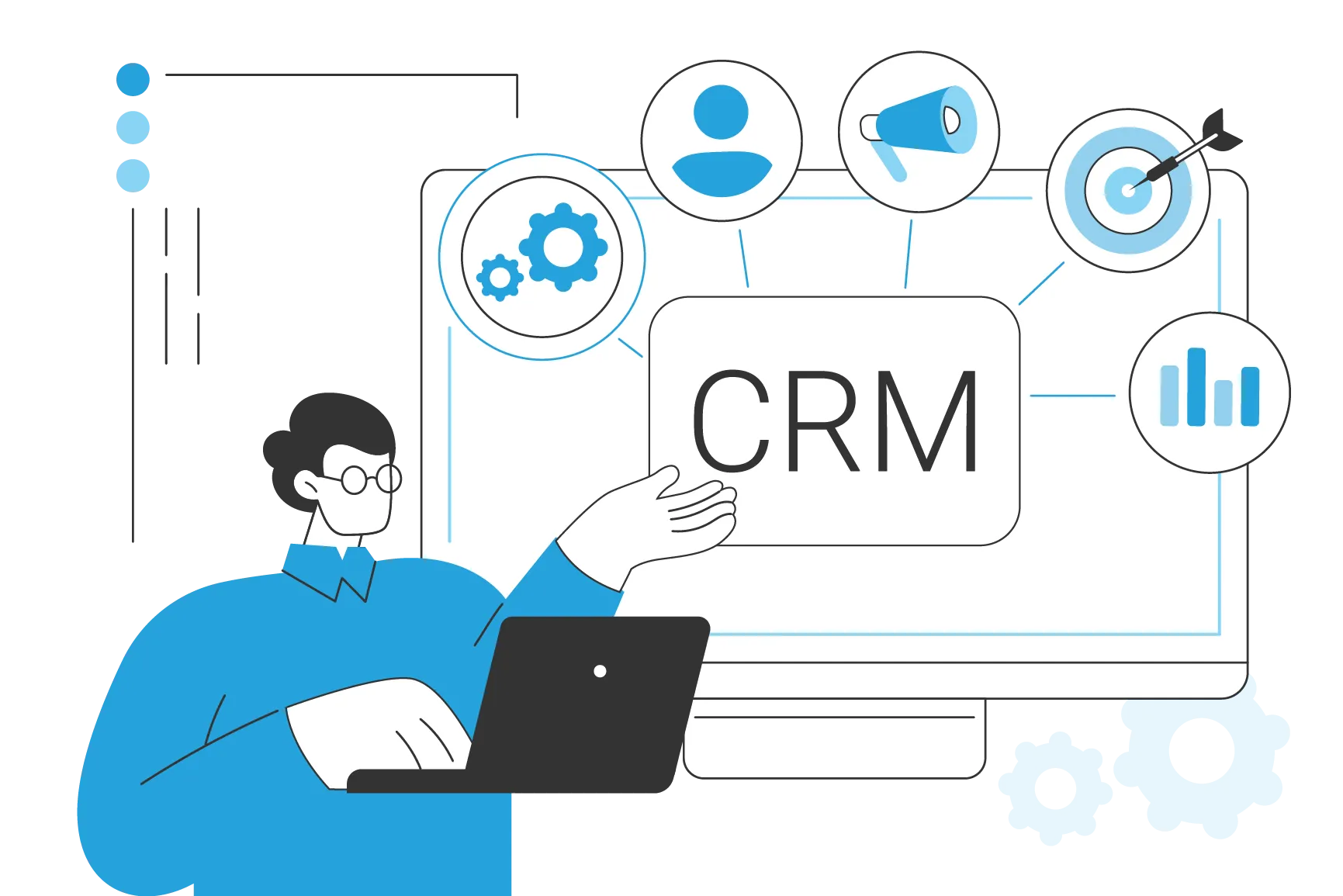 Sport shop CRM software