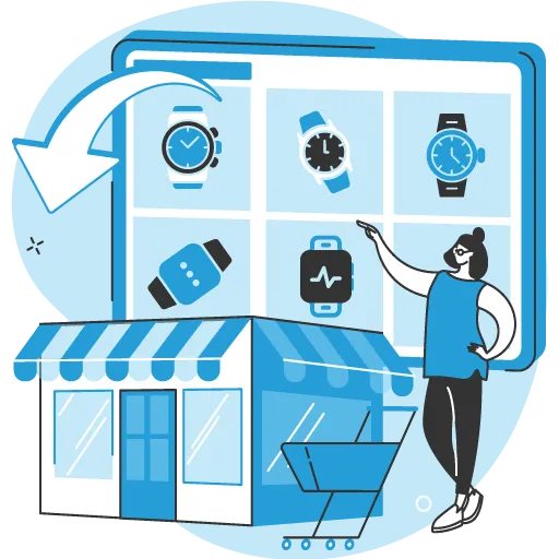 Customized Watch Store Features